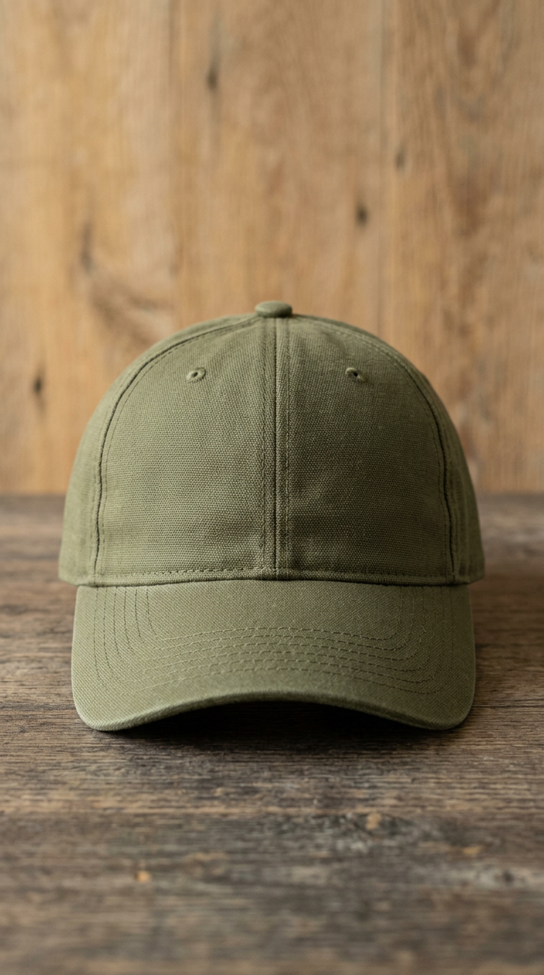 Olive field classic cap